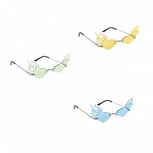 Сонцезахисні окуляри PACKOVE 3St декоративні Око Унісекс Металік ціна на synthetic.ua - Фото 1 Сонцезахисні окуляри PACKOVE 3St декоративні Око Унісекс Металік synthetic.ua - Фото 1