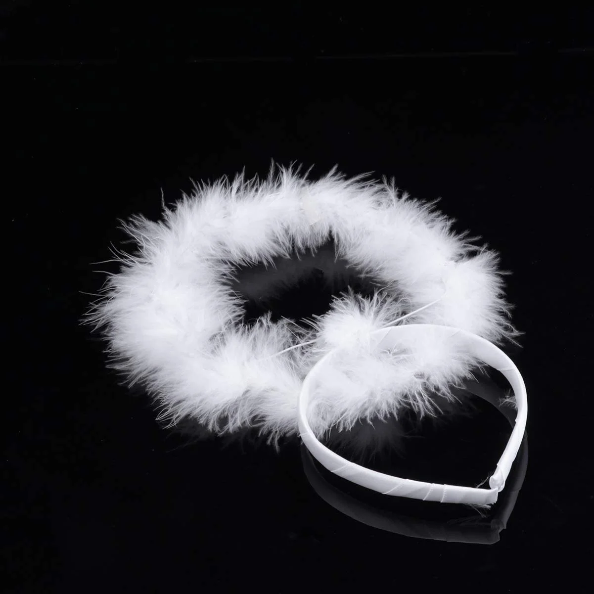 Ободок для волос Beaupretty с крыльями ангела, узелком, белый, рождественский аксессуар для девочек, 3 шт, белый, фото №8