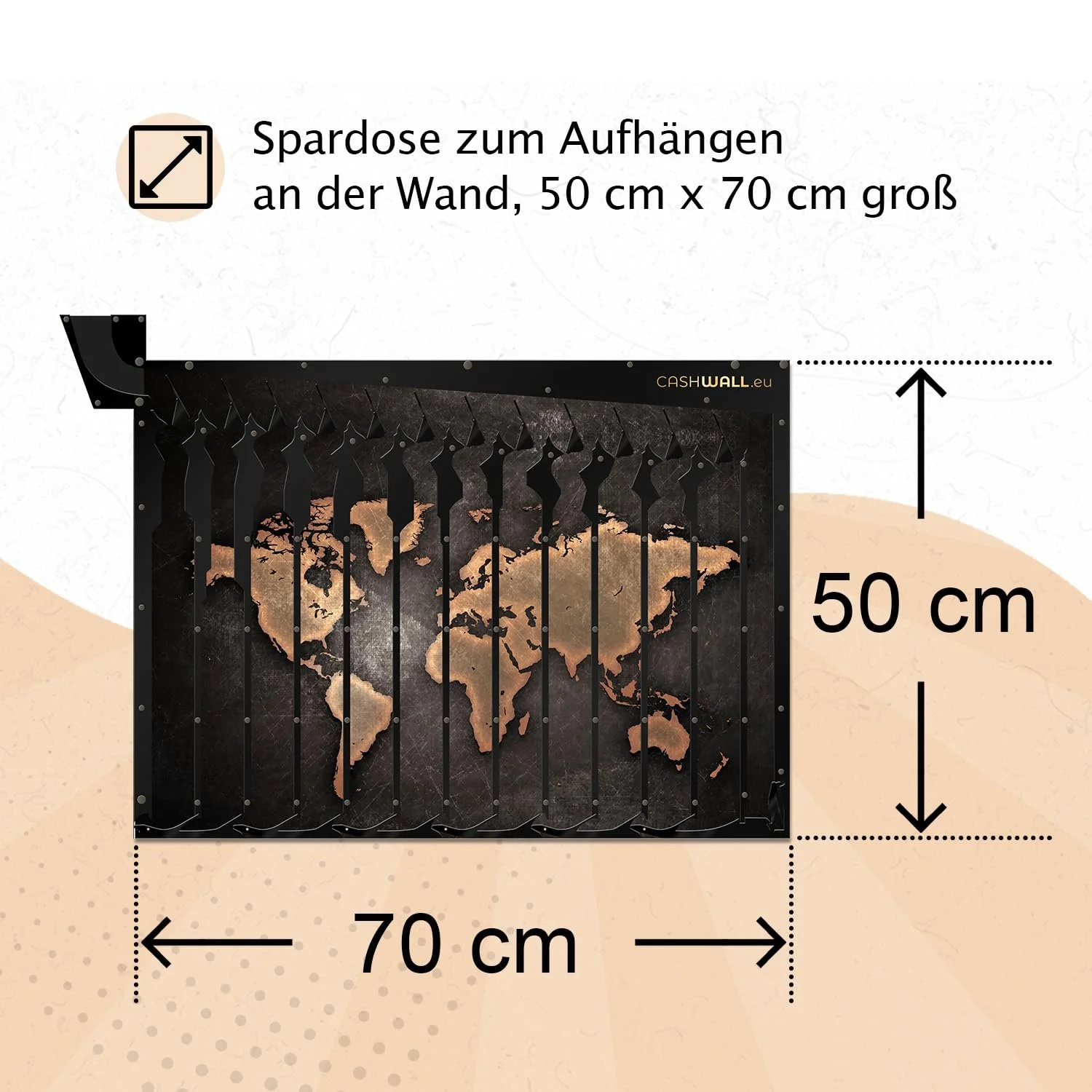 Скарбничка настінна Cashwall на рік, фото №2