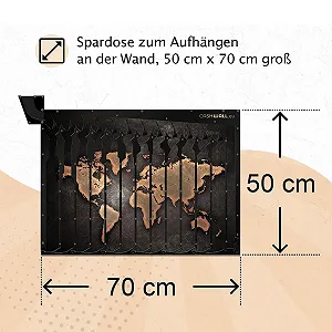 Скарбничка настінна Cashwall на рік ціна на synthetic.ua - Фото 1 Скарбничка настінна Cashwall на рік synthetic.ua - Фото 1