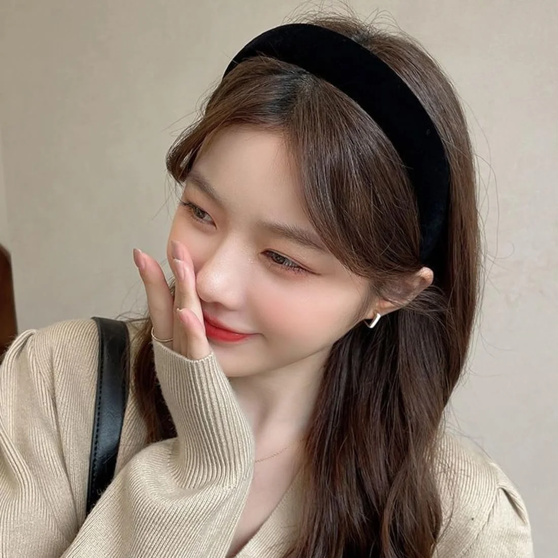 Обруч Бархатный Черный (2 шт), фото №5 Обруч Бархатный Черный (2 шт), фото №5