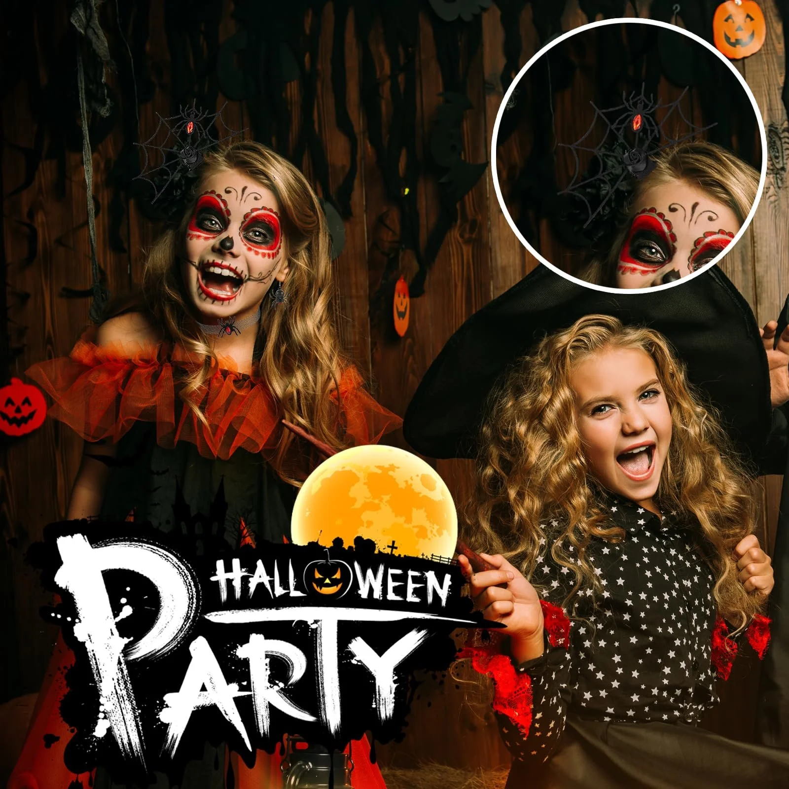 Обруч для волосся WhaleO Хелловін Павук, фото №7