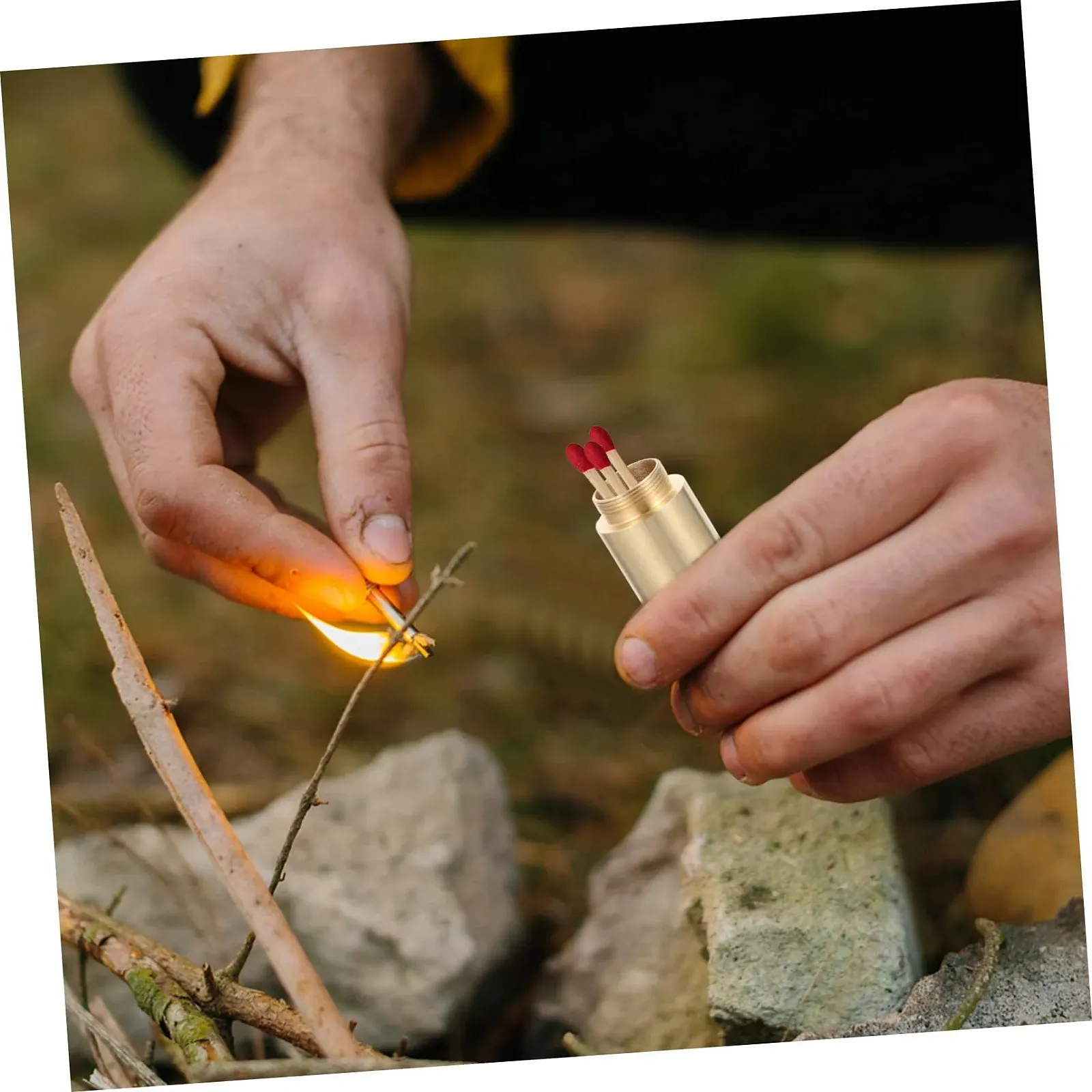 Коробка для зберігання BESPORTBLE, металева, водонепроникна, для кемпінгу, легка, маленький тримач, фото №6