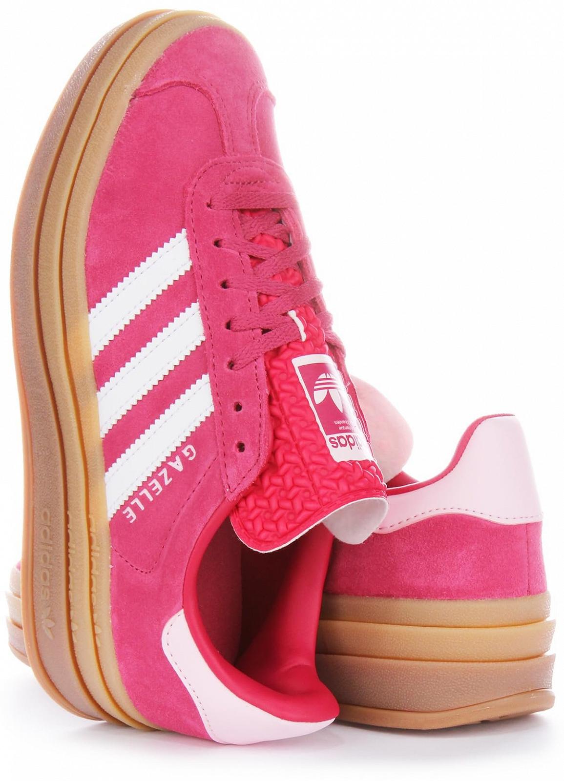 Кроссовки Adidas Gazelle Bold Женские - 40, Розовый Зеленый, фото №4