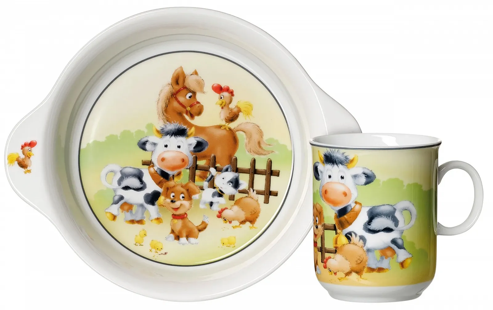 Детский набор посуды из 2 предметов, фото №1 Детский набор посуды из 2 предметов, фото №1