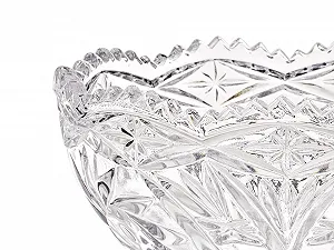 Фруктовниця Marina Прозора Діаметр 16 см Кришталь synthetic.ua - Фото 1