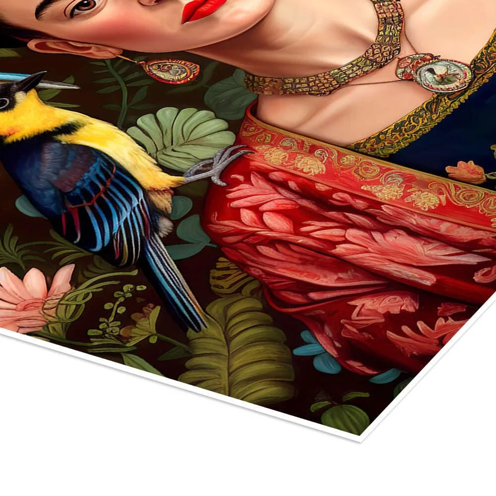 Постер Mark Ashke Frida Kahlo with Exotic Birds 60 x 60 см, фото №3 Постер Mark Ashke Frida Kahlo with Exotic Birds 60 x 60 см, фото №3