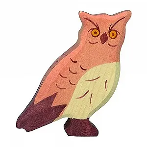 Дерев'яна фігурка Holztiger Eagle Owl Пугач клен бук - Фото 1