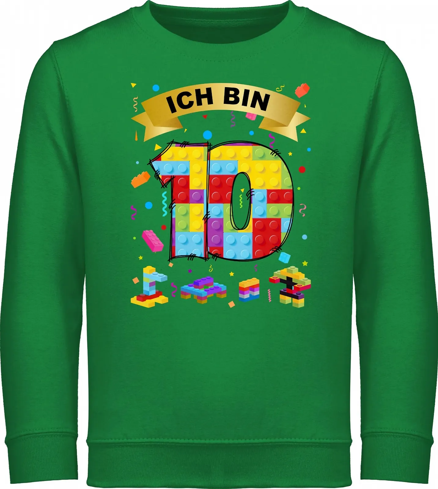 Джемпер Shirtracer 10th Birthday - I Am 10 Building Blocks, фото №1