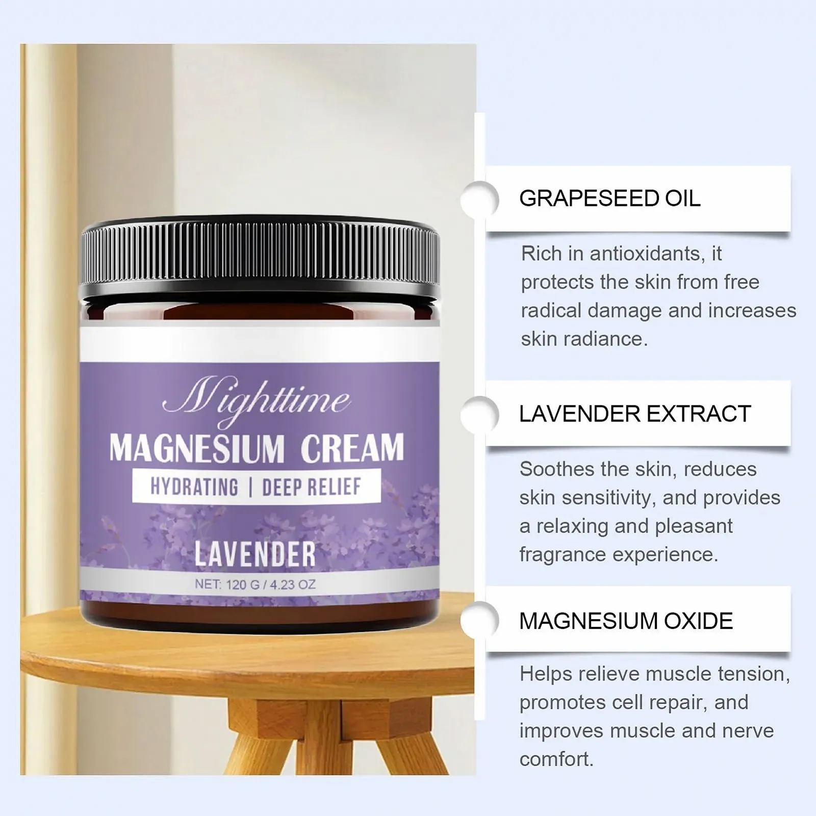 Зволожуючий лосьйон для тіла Нічний лосьйон для тіла 120 г, фото №4