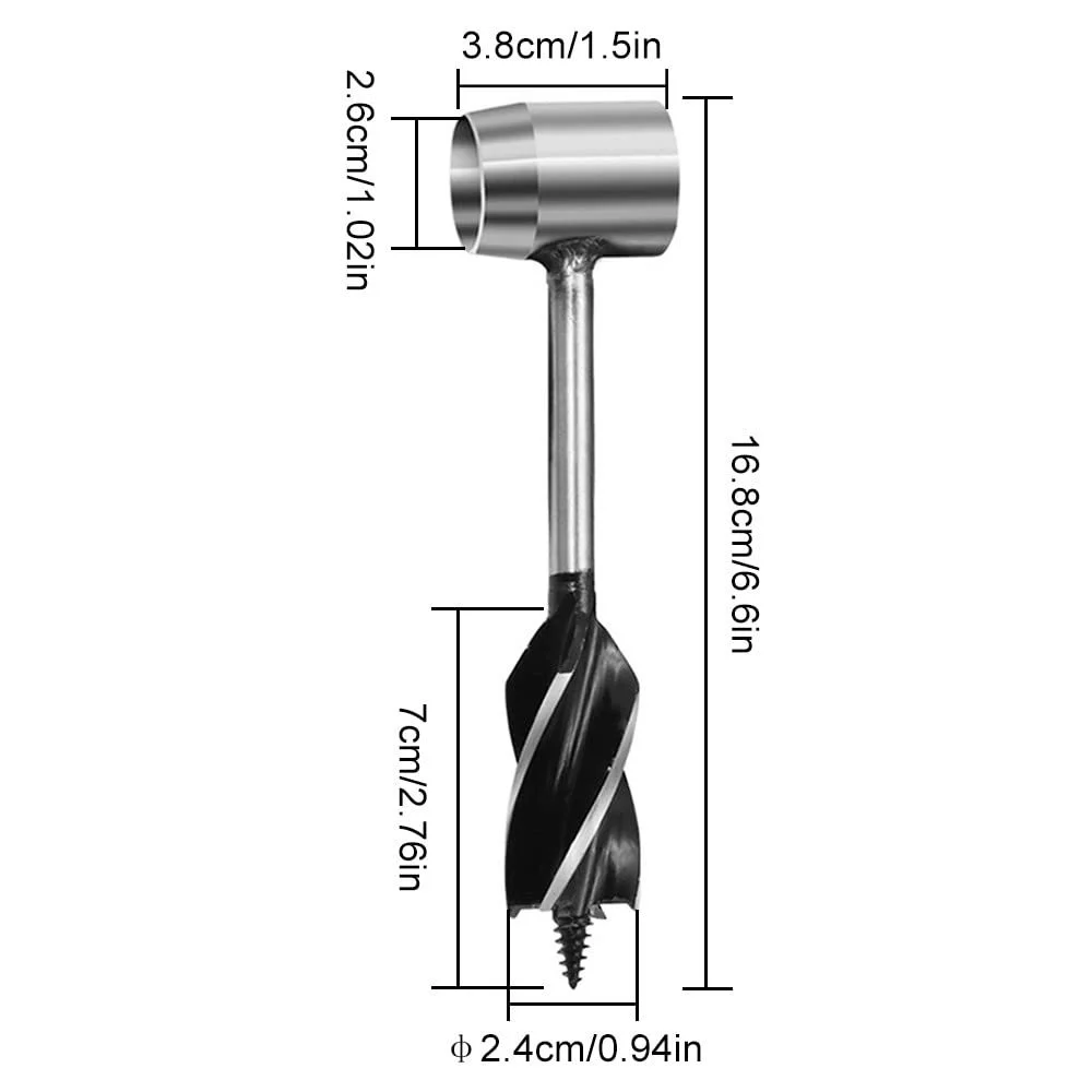 Свердло для дерева Scotch Eye зі шкіряним органайзером та захистом свердла, фото №3