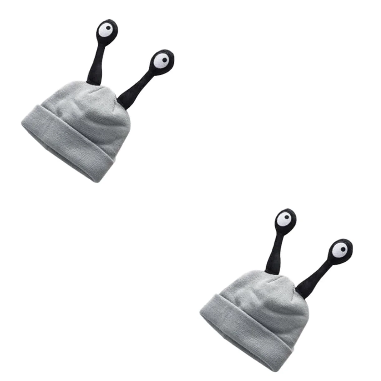 В'язана Шапка WRITWAA Дитяча Равлик Beanie 2шт В'язані Для Дітей Світло-Сірий, фото №9