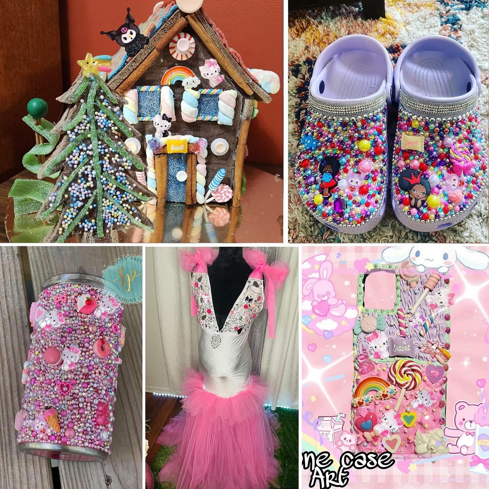 3D Украшения для ногтей Кот, Розовый Бантик, Стразы для ногтей, Кристаллы, Бриллианты для камней для ногтей, DIY украшения (Фиолетовый Кролик), фото №4