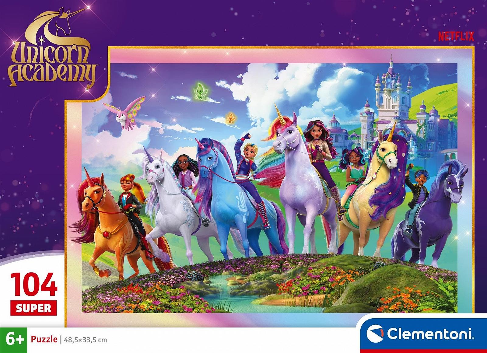 Пазл Clementoni SUPER Unicorn Academy 1 104 детали, фото №2