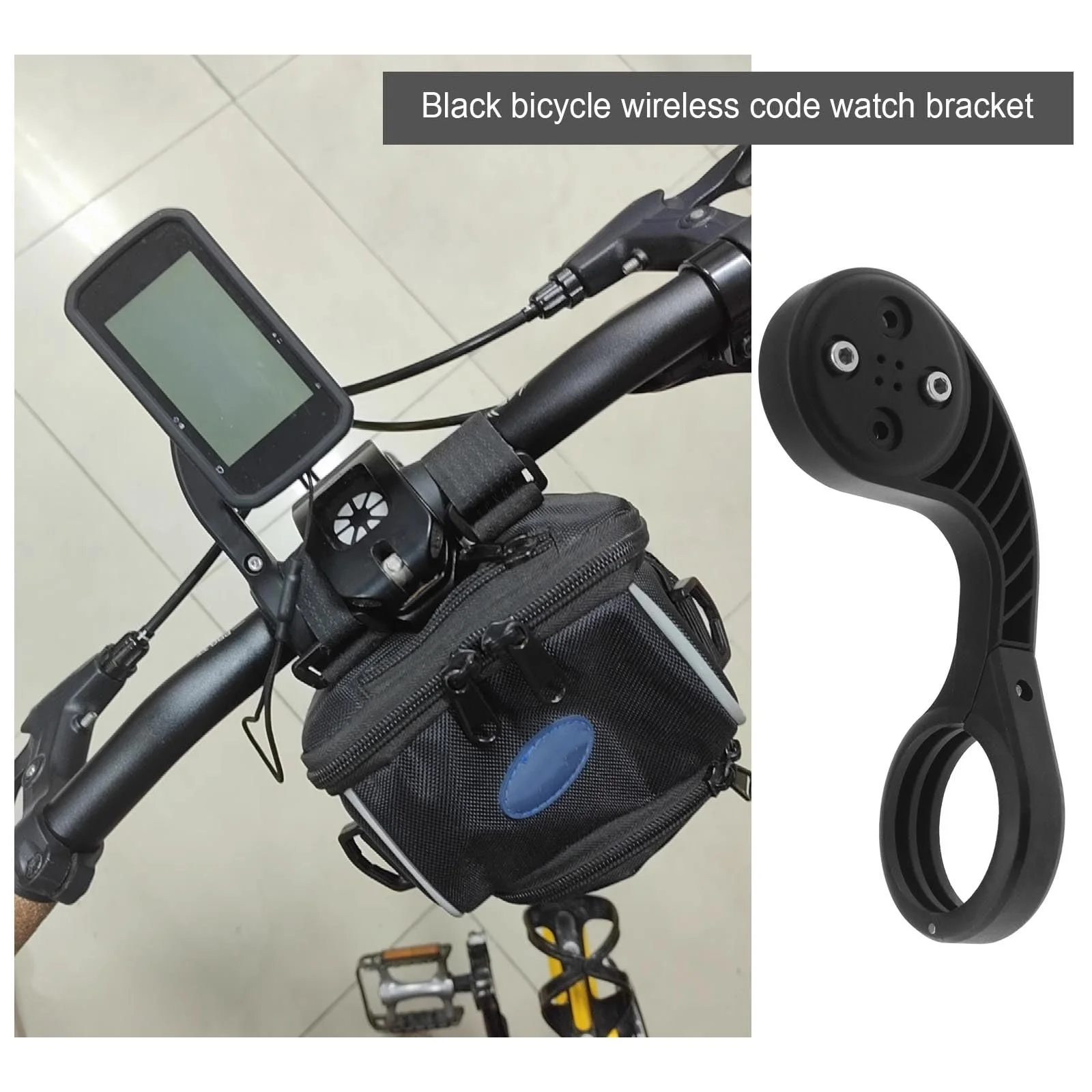 Крепление для велокомпьютера ECSiNG Mini Out Front Bike Handlebar Mount для Wahoo Roam/Elemnt/Bolt, фото №2
