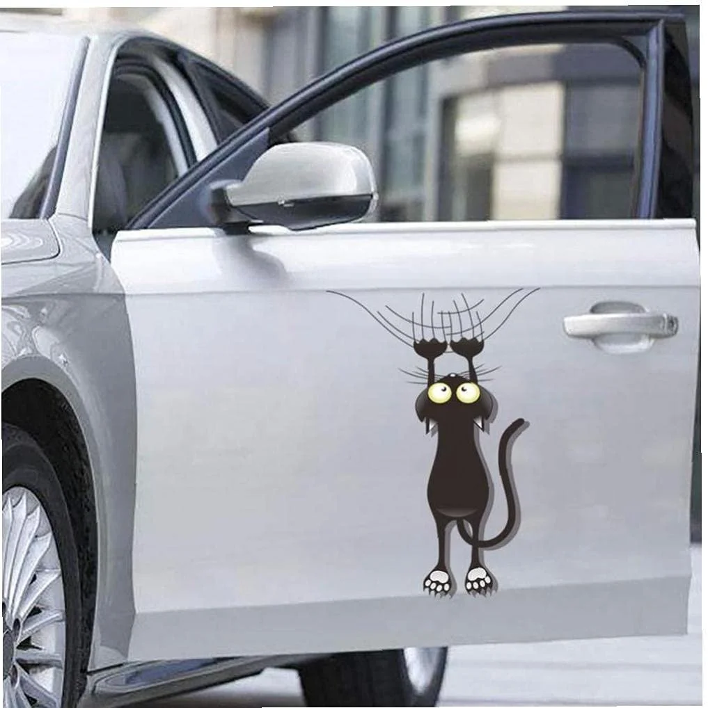 Наклейки на стіну Black Cat DIY самоклеючі Чорні, фото №4