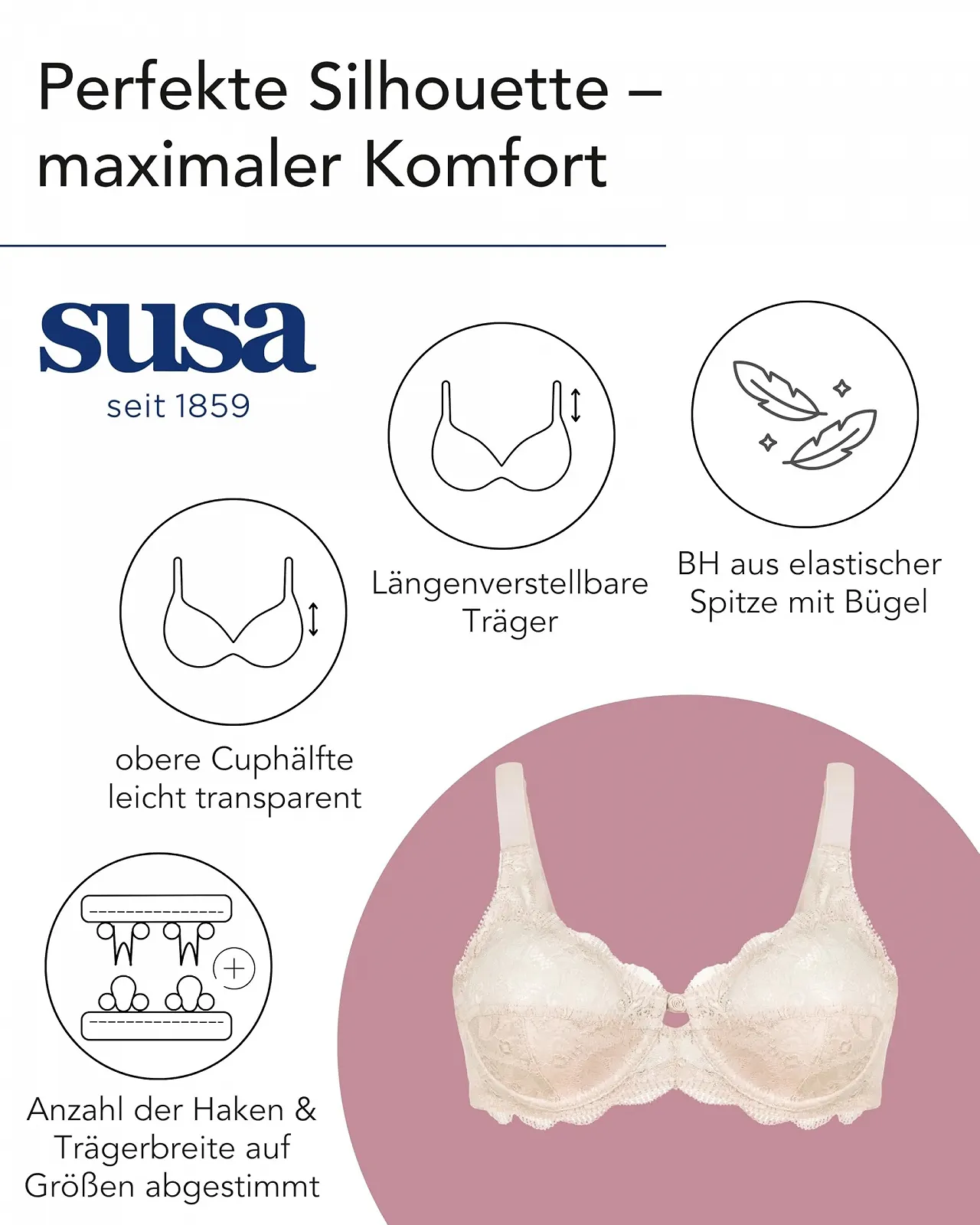 Коригувальні панталони Susa Double-O 5511 з подовженими штанинами S – XL Taupe, фото №6