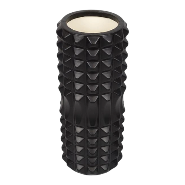 Ролик массажный для йоги фитнеса спины и шеи OSPORT (30*9 см Черный, фото №1 Ролик массажный для йоги фитнеса спины и шеи OSPORT (30*9 см Черный, фото №1