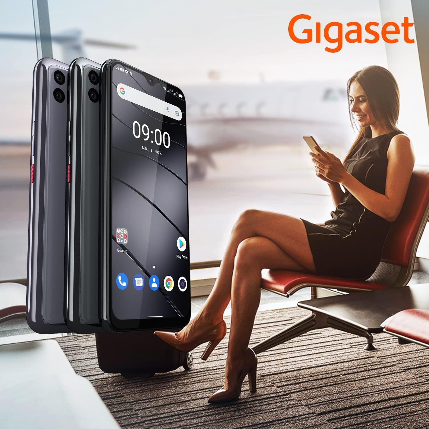 Смартфон Gigaset GS5 4GB 128GB 4500 мАг Темний титановий сірий, фото №6