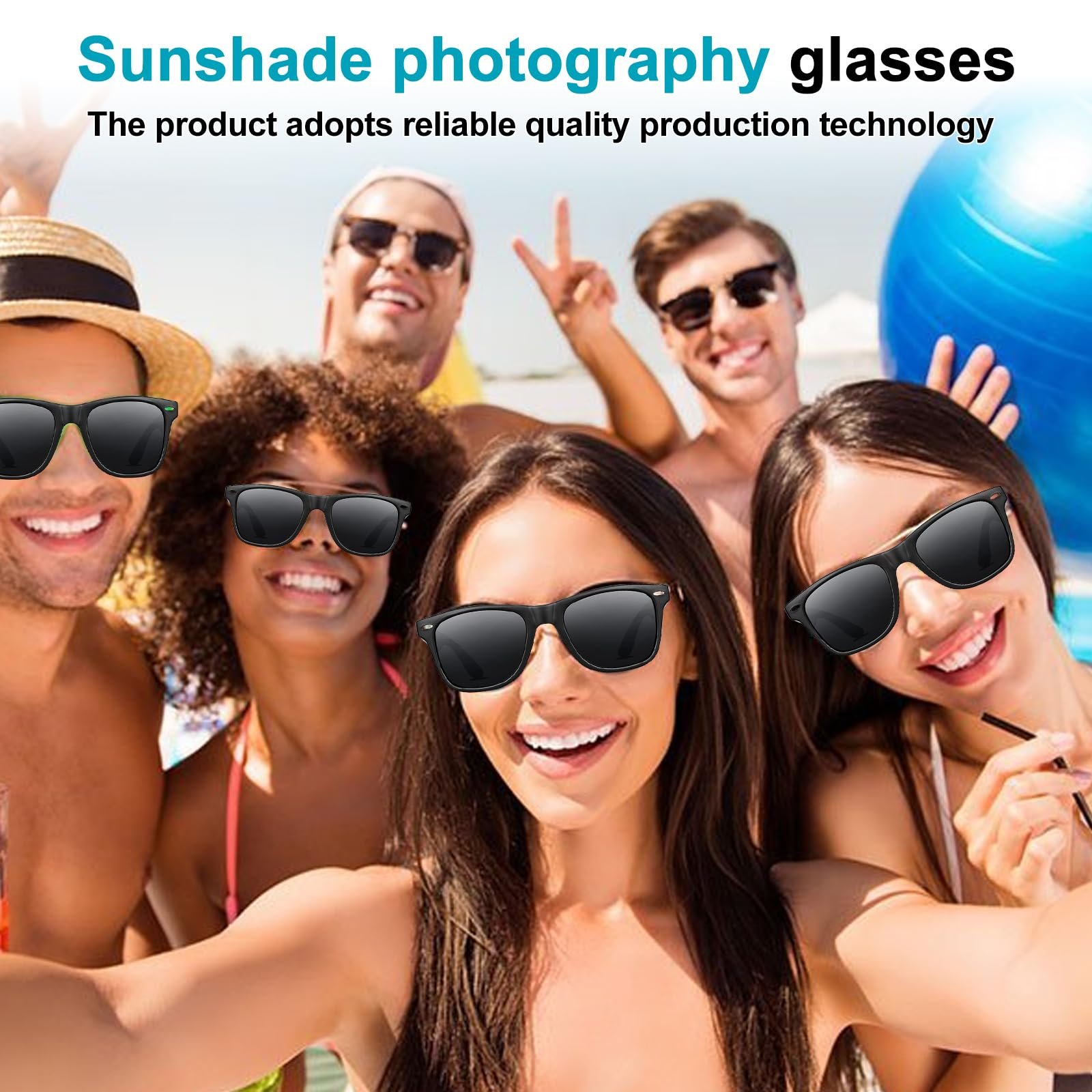 Вінтажні прямокутні сонцезахисні окуляри, 16 штук, чорні, фото №5 Вінтажні прямокутні сонцезахисні окуляри, 16 штук, чорні, фото №5