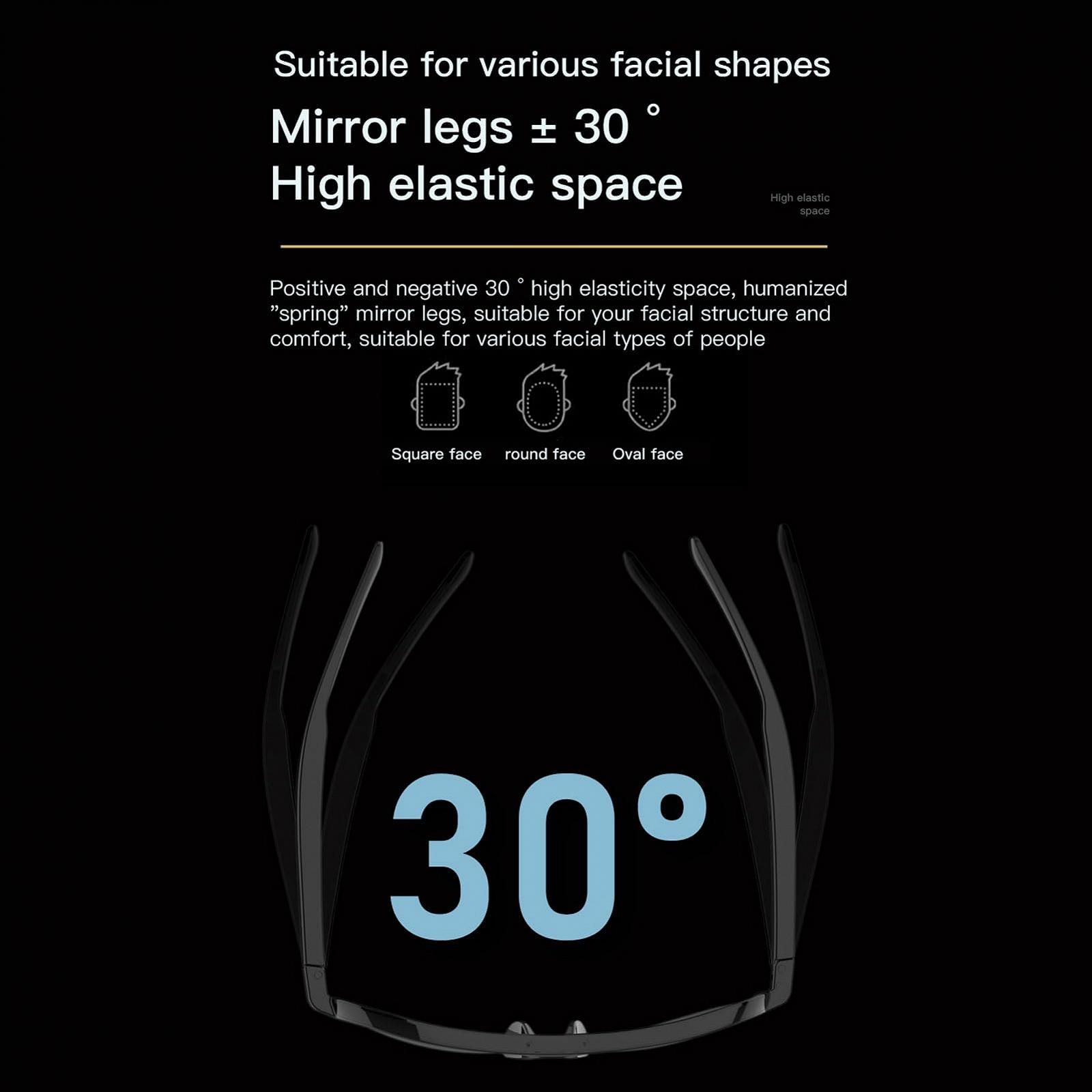 Розумні окуляри для перекладу AI Bluetooth 5.4 Аудіо сонцезахисні окуляри 144 мови, фото №5 Розумні окуляри для перекладу AI Bluetooth 5.4 Аудіо сонцезахисні окуляри 144 мови, фото №5