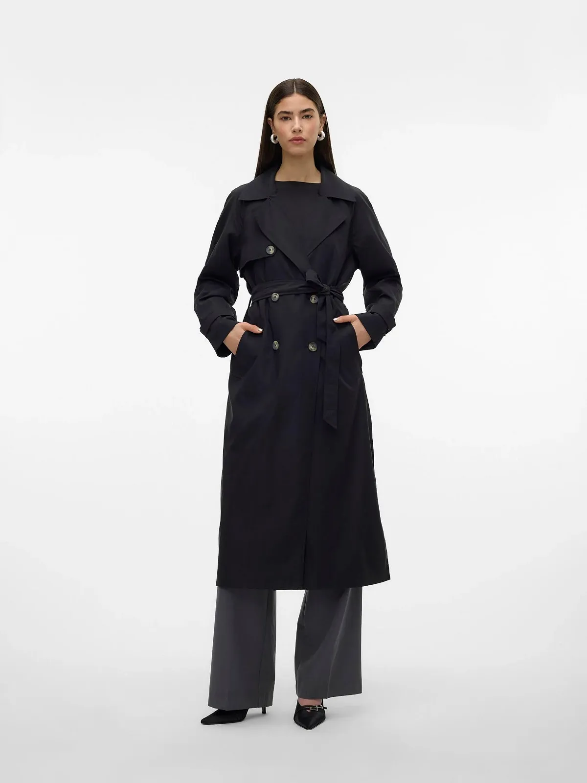 Тренч VERO MODA VMTESSAGOLD Женский, фото №4 Тренч VERO MODA VMTESSAGOLD Женский, фото №4