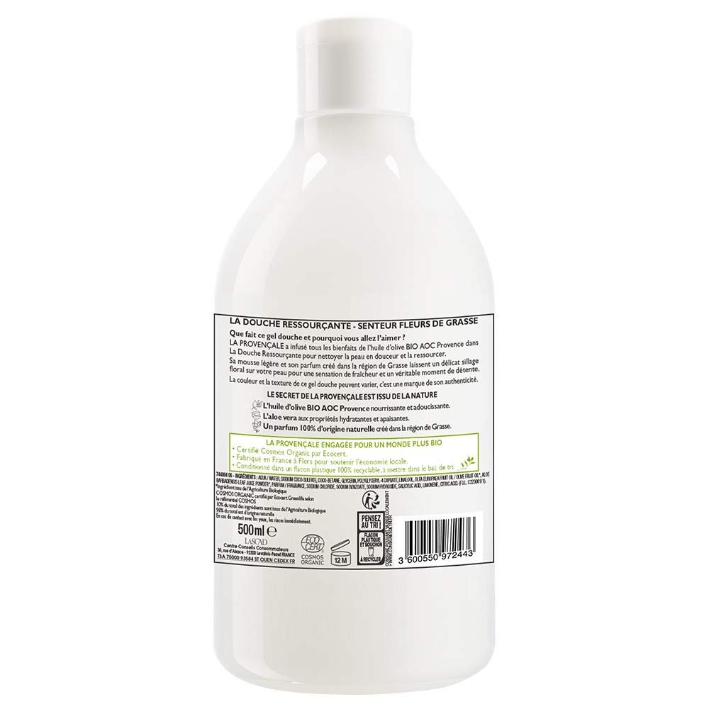 Гель для душу La Provençale La Douche Feather Fragrance Greasy Flowers 500 мл 1 шт., фото №2