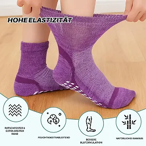 Диабетические носки LOFIR для мужчин и женщин: бамбуковые диабетические носки без эластичной талии и шва для женщин - нескользящие носки ABS с удобной резинкой для пожилых людей с отекшими ногами 4 пары 39-50 synthetic.ua - Фото 1