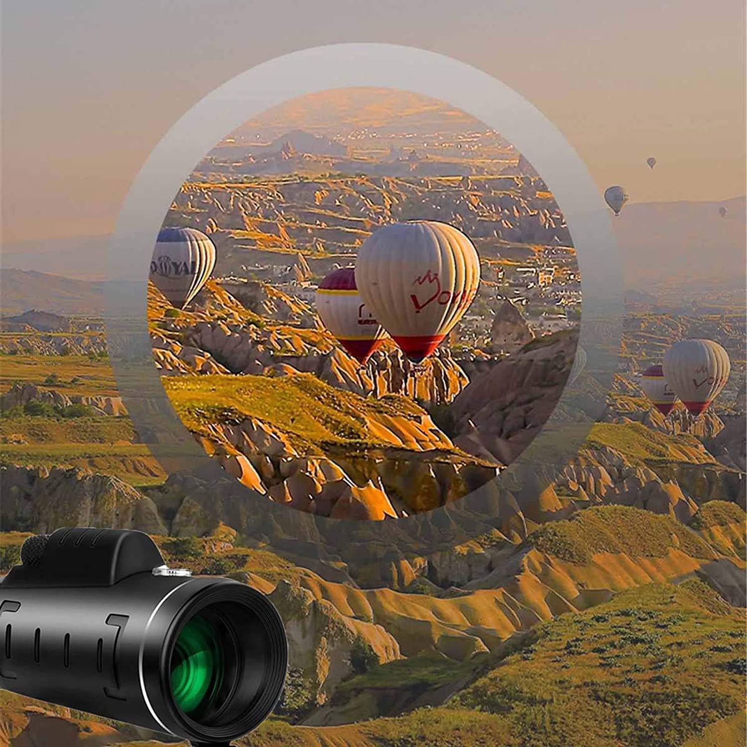 Монокуляр MRKU 40x60 HD з тримачем для штативу Водонепроникний, фото №2