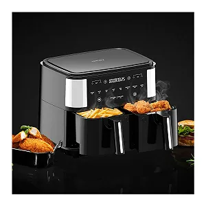 Мультипечь VERTENZ Taste 90 9L с двумя камерами 2600 W Black synthetic.ua - Фото 1