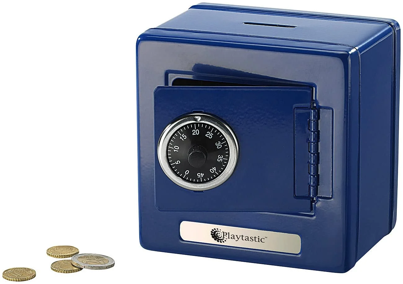 Скарбничка-сейф Holiday Money з кодовим замком Металева, фото №1