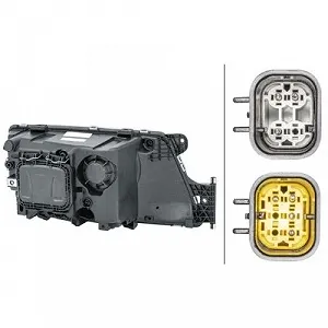 Фара основная HELLA 1EH 354 987-031 для MAN, левая synthetic.ua - Фото 1