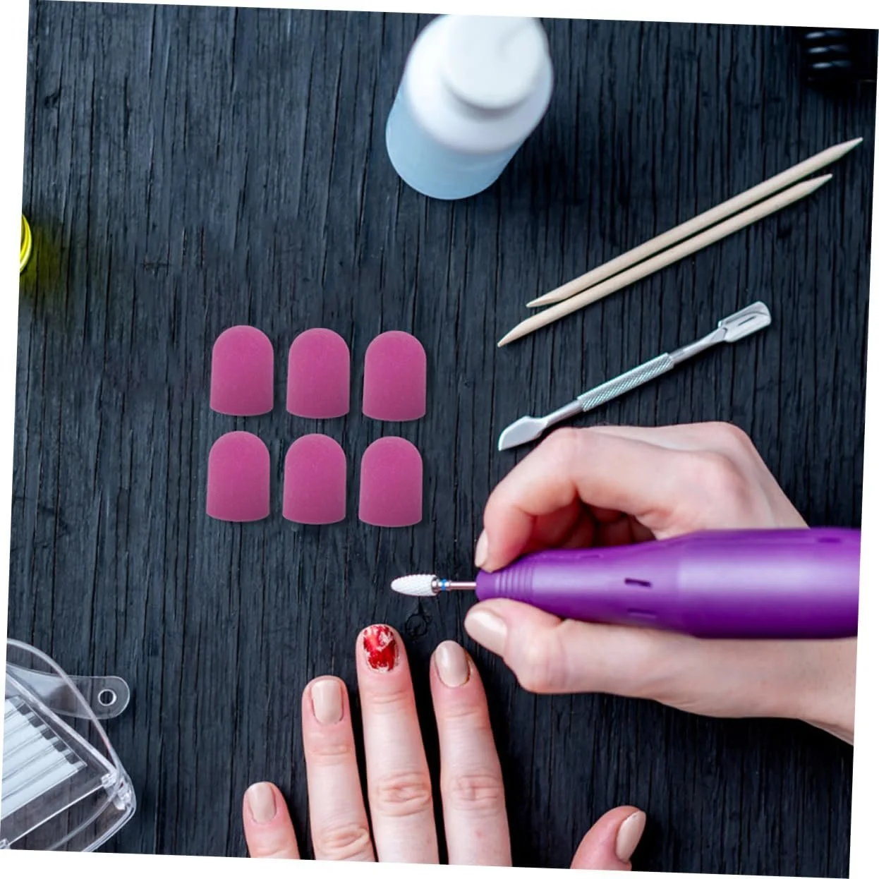 Шлифовальные колпачки CALLARON для маникюра, фото №5 Шлифовальные колпачки CALLARON для маникюра, фото №5