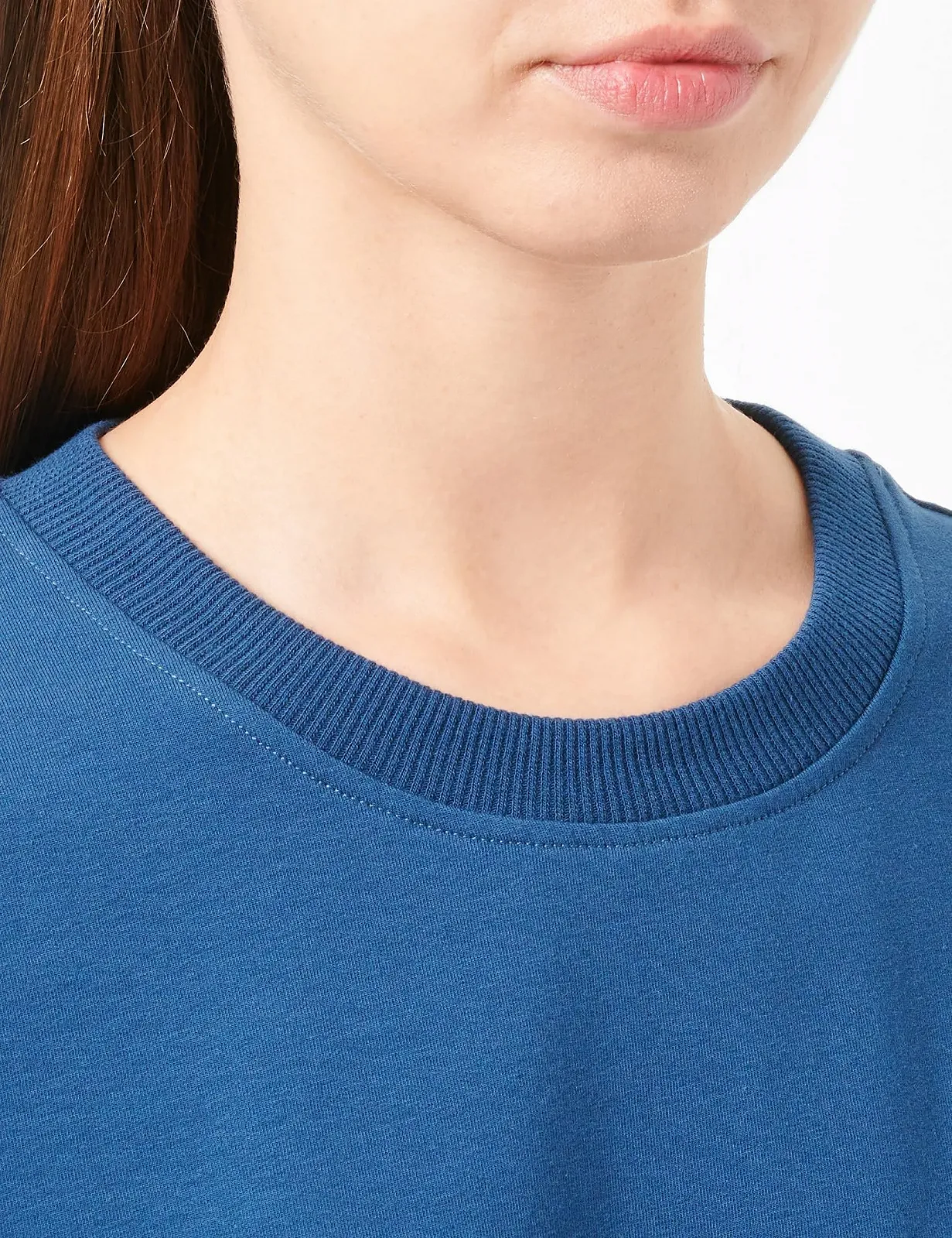 Женская толстовка Love Moschino, с длинными рукавами, приталенная, с круглым вырезом, фото №2