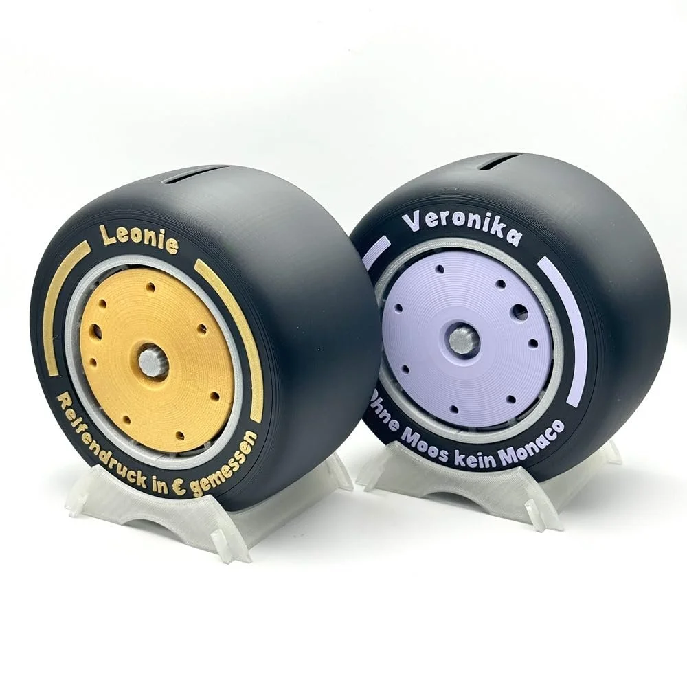 Копилка Formula 1 Slick Tyre Персонализированная, фото №7