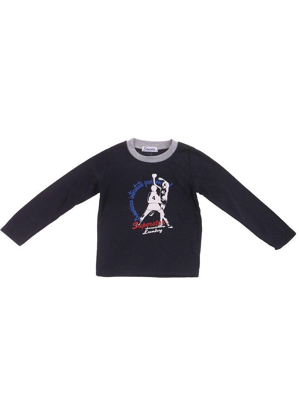 Лонгслив Sincere 110 Синий (SN-8381-Dblue), фото №1