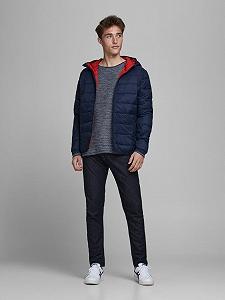 Куртка Jack&Jones PUFFER HOOD STS 12173751 Tёмно-синий S synthetic.ua - Фото 1