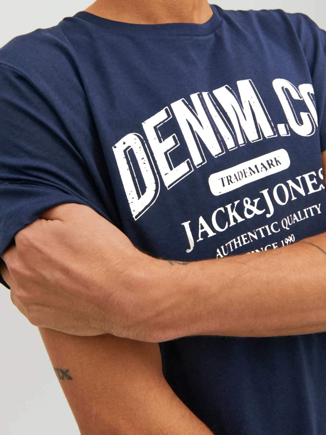 Футболка Jack&Jones JEANS TEE SS O-NECK NOOS 22/23 12210949 Темно-синий S, фото №4