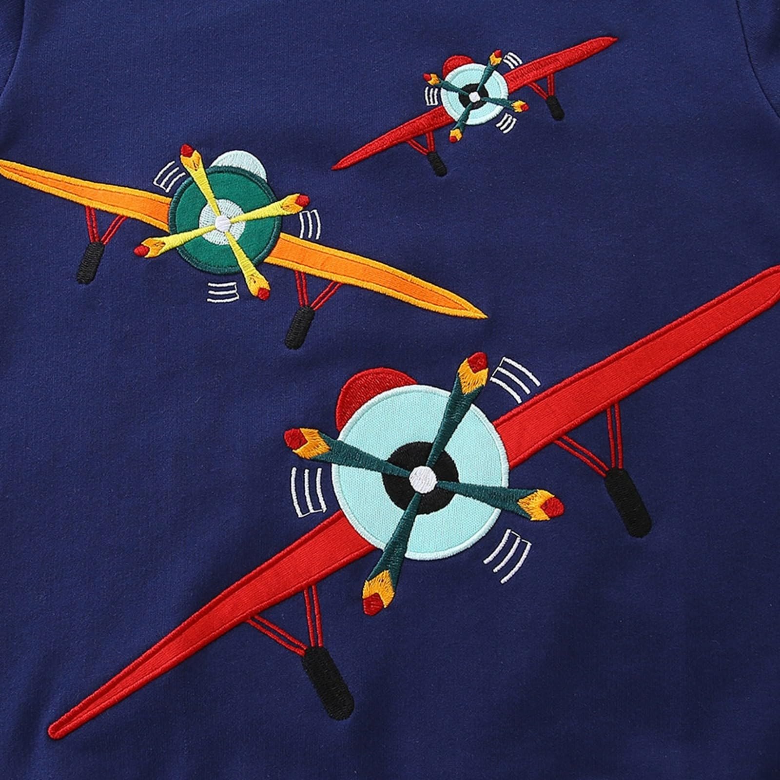 Толстовка Generisch З малюнком літака Різнокольорова, фото №7