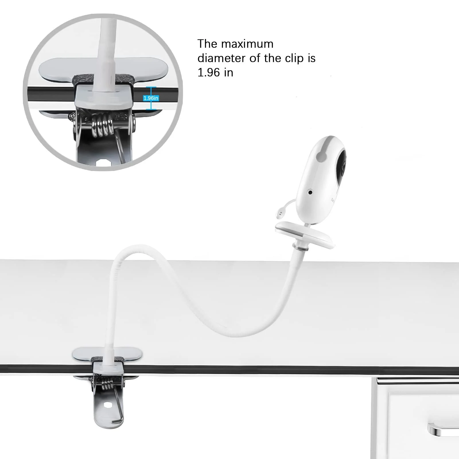 Тримач для відеоняні HOLACA Baby Monitor BM611/BM612 Затискач, фото №4 Тримач для відеоняні HOLACA Baby Monitor BM611/BM612 Затискач, фото №4