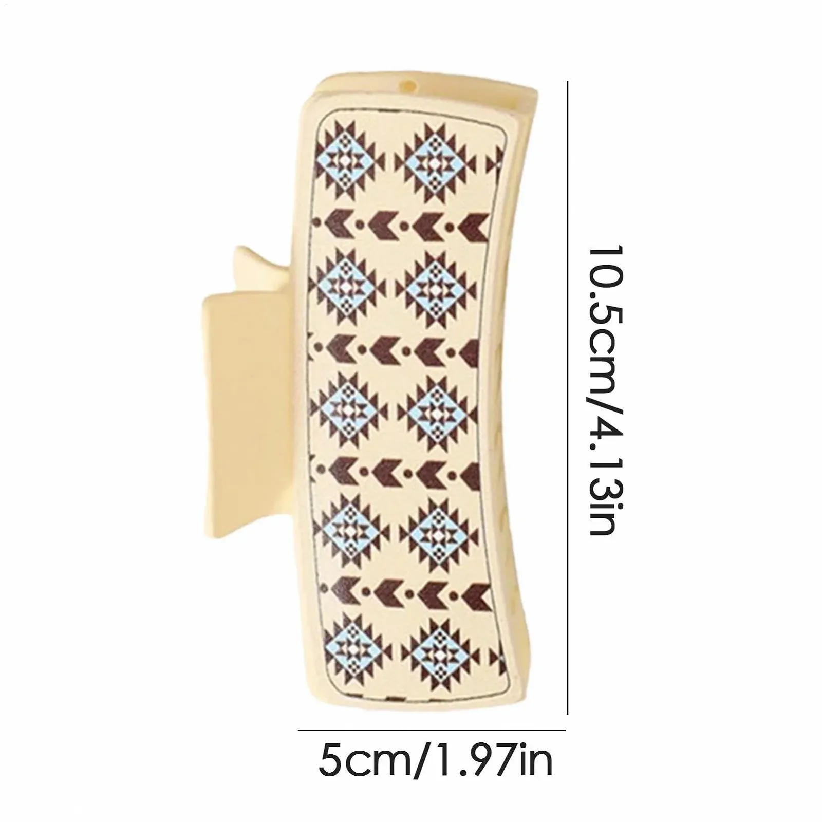 Заколка-краб для волос Кожаный Западный 4шт, фото №5