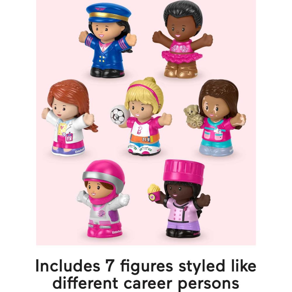 Набір ігрових фігурок Fisher-Price Little People Barbie HCF58 7 фігурок, фото №3