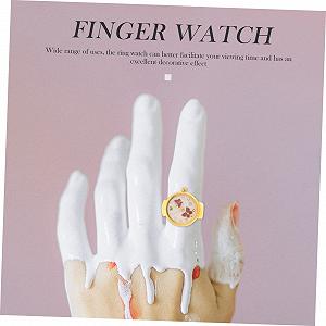 Кільце-годинник Healvian з креативним дизайном метелика synthetic.ua - Фото 1