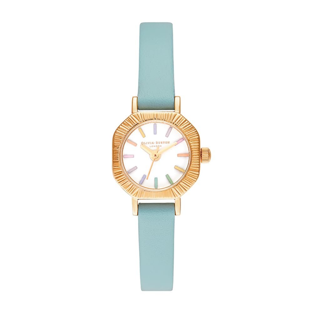 Жіночий аналоговий кварцовий годинник Olivia Burton Rainbow Collection OB16CC53, білий, мінімалістичний, фото №1