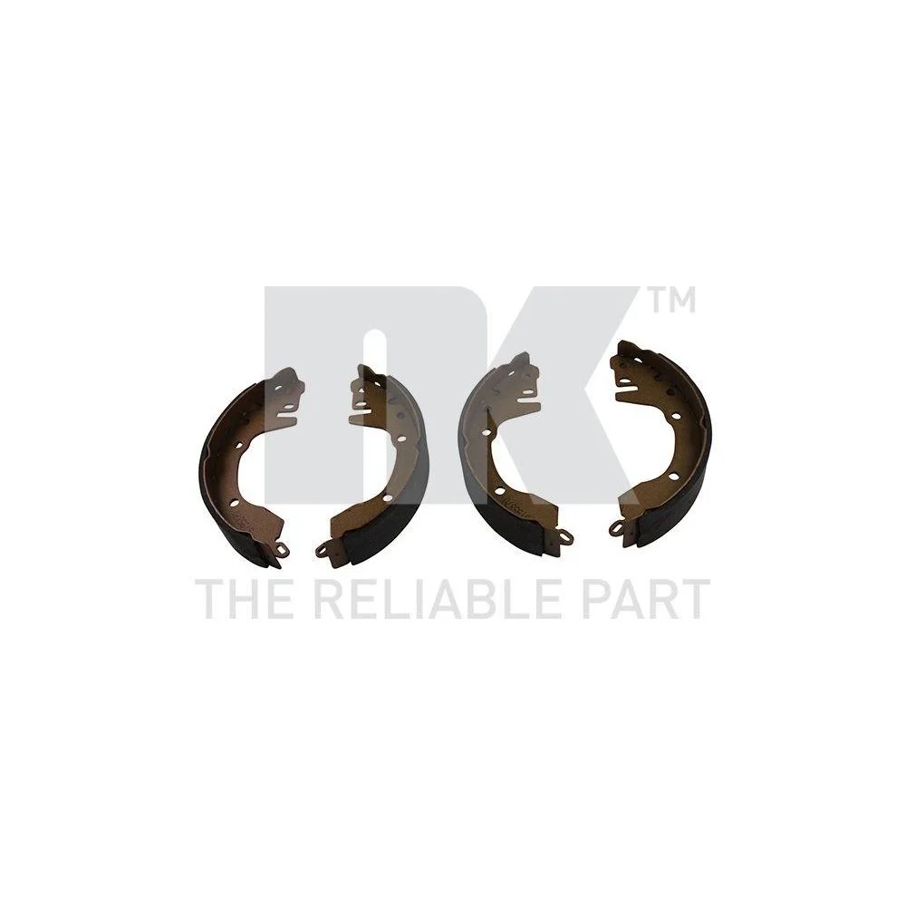 Комплект гальмівних колодок NK 2730452 для MITSUBISHI задня вісь, фото №1 Комплект гальмівних колодок NK 2730452 для MITSUBISHI задня вісь, фото №1