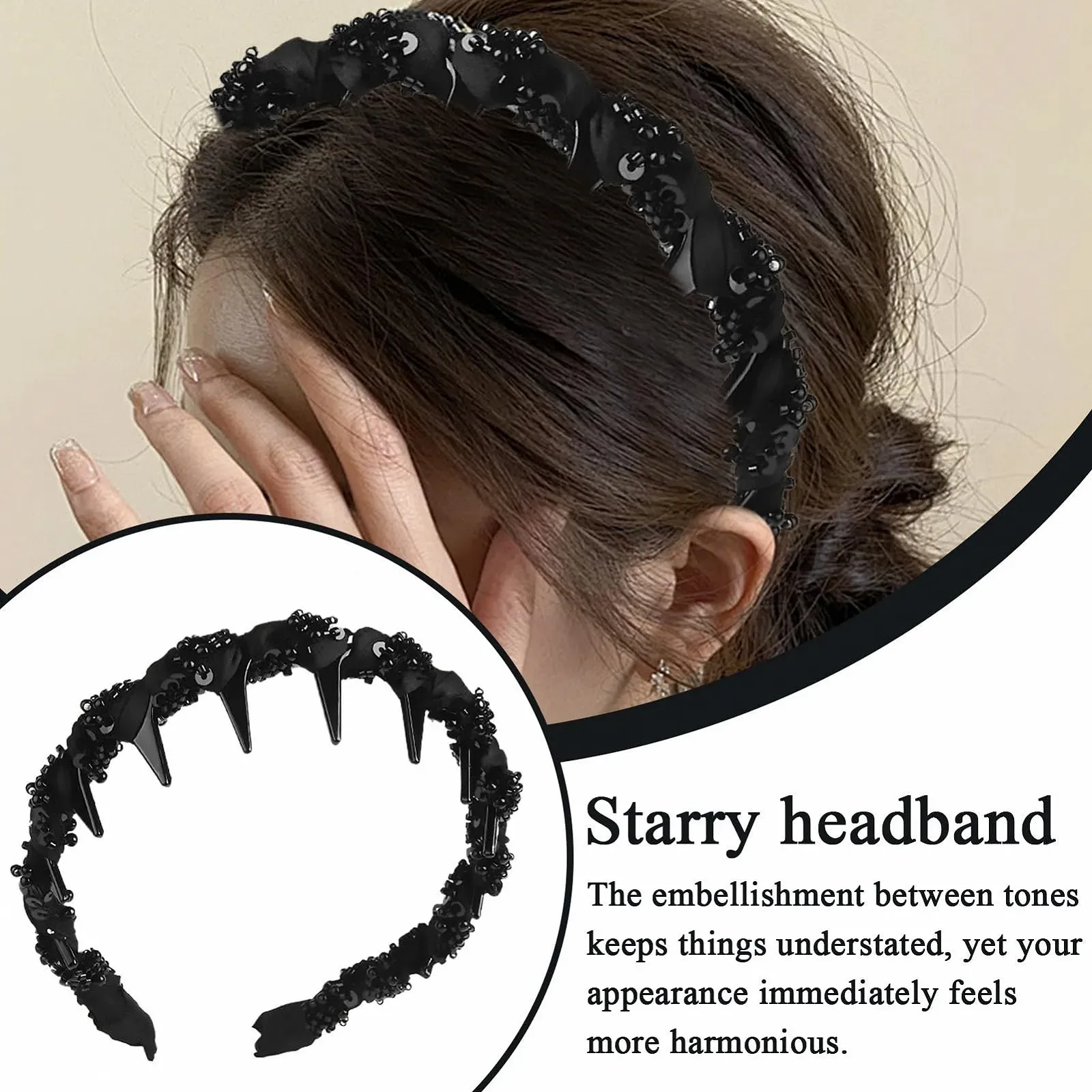 Обруч для волосся Модний Декоративний Стильний для Дівчат, фото №2