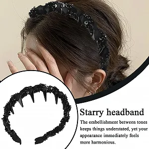 Обруч для волосся Модний Декоративний Стильний для Дівчат synthetic.ua - Фото 1