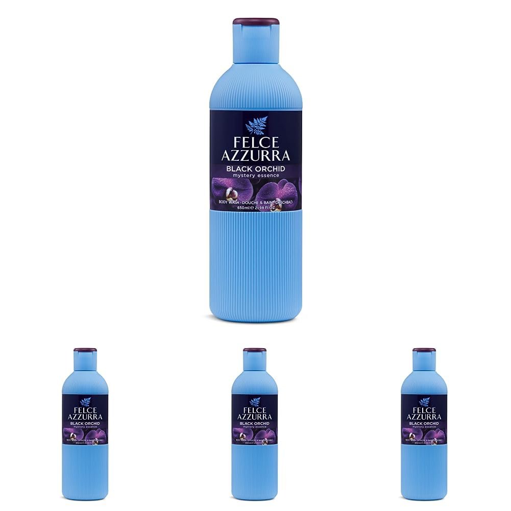 Гель для душу Felce Azzurra Orchidea Nera 4 x 650 мл, фото №1