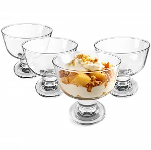 Миска для мороженого Glasmark Krosno 1992 Стекло 270 мл Прозрачная - Фото 1