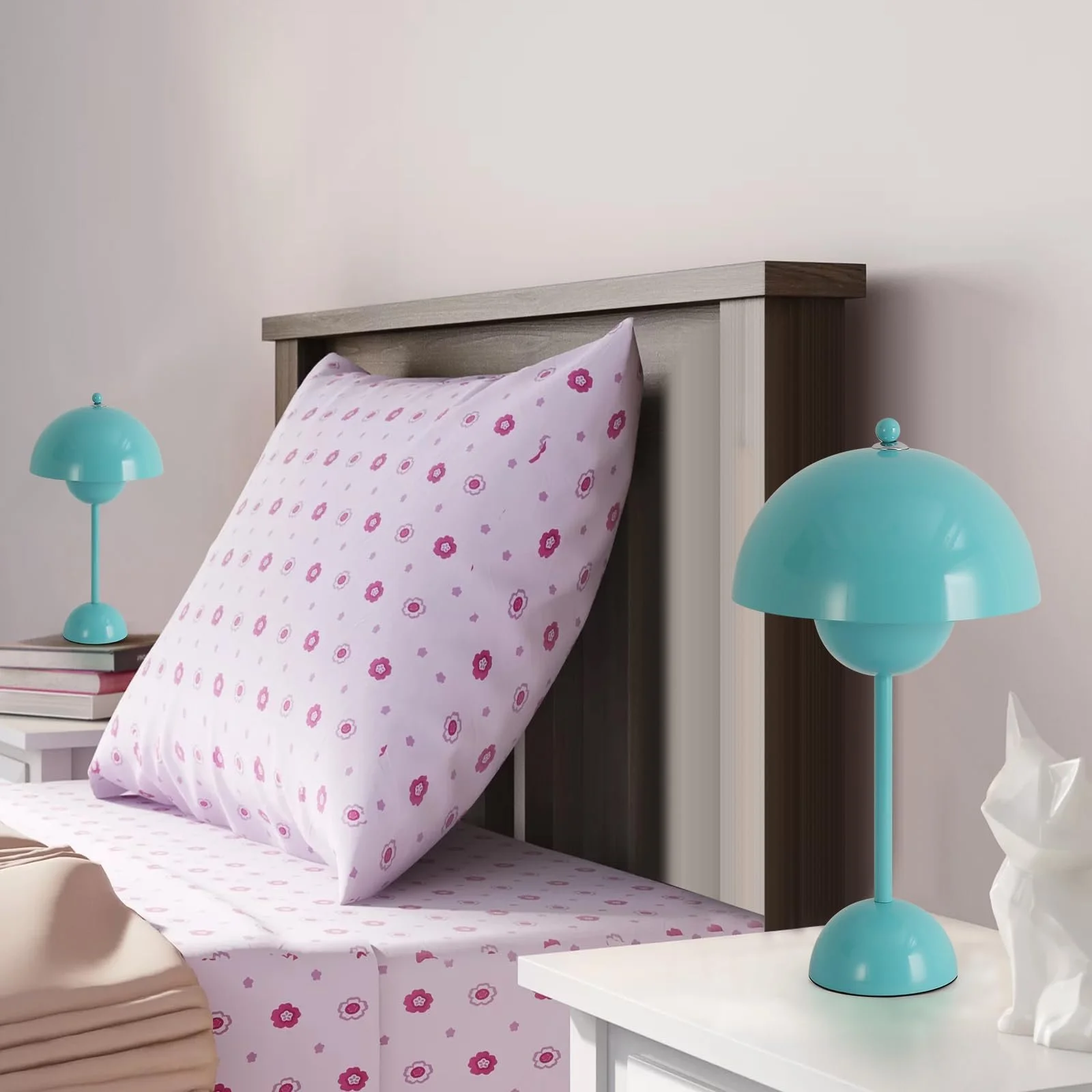 Настільна лампа Alpinaluz Vintage Сталева E27 Turquoise Blue, фото №3